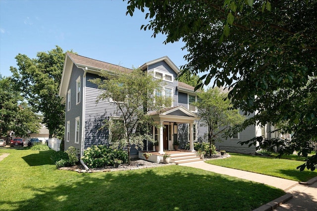 225 8th St, South Street, La Crosse, WI 54601 - view of front of house with a front lawn