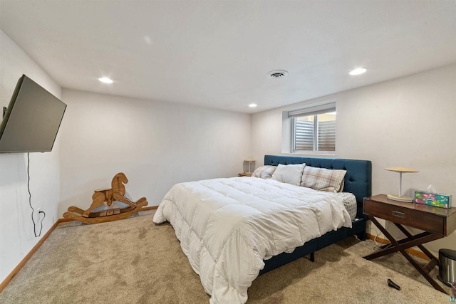 3287 E Old Highway 105, Superior, WI 54880 - bedroom featuring carpet floors and recessed lighting