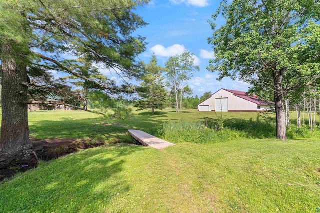 3287 E Old Highway 105, Superior, WI 54880 - view of green lawn featuring an outbuilding