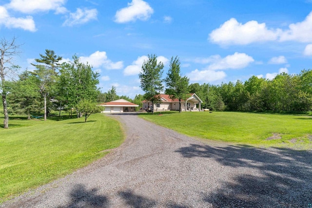 3287 E Old Highway 105, Superior, WI 54880 - ranch-style house featuring driveway and a front yard