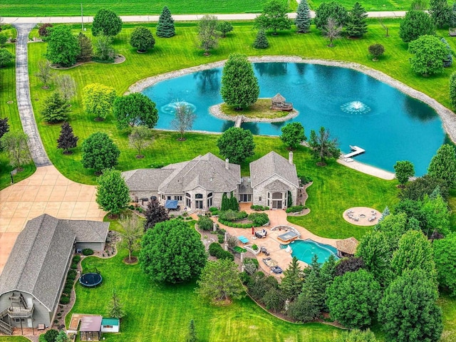 W1977 Center Valley Rd, Kaukauna, WI 54130 - bird's eye view of a large body of water and a pool
