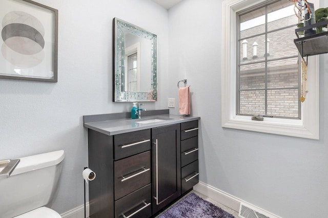 W1977 Center Valley Rd, Kaukauna, WI 54130 - bathroom featuring vanity and toilet