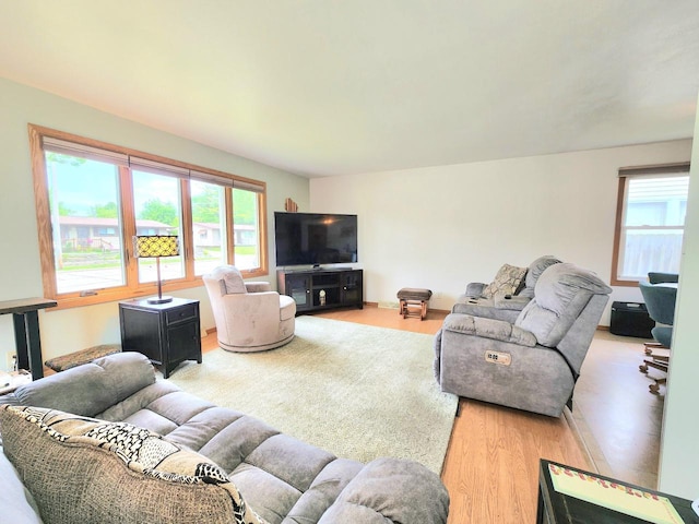 1239 Columbus Ave, Sheboygan, WI 53083 - living room featuring wood finished floors and plenty of natural light