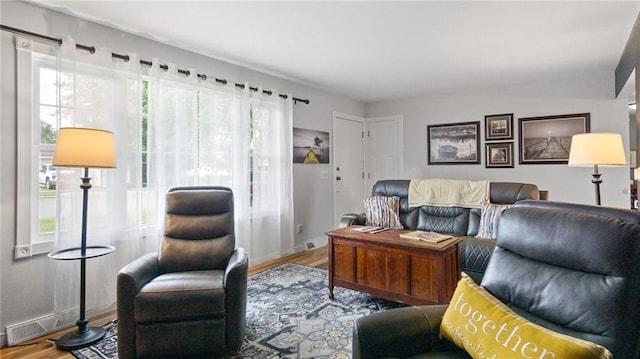 12901 7th St, Osseo, WI 54758 - living room featuring wood finished floors