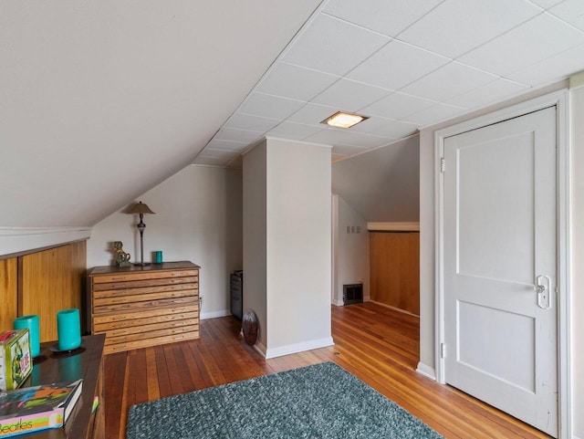 2221 N 60th St, Milwaukee, WI 53208 - bonus room with hardwood / wood-style floors and lofted ceiling