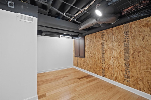 6834 S 35th St, Franklin, WI 53132 - finished below grade area with wood finished floors