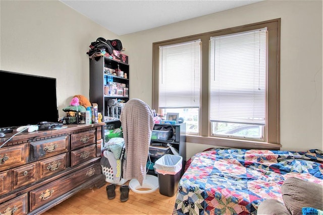 1208 Wisconsin St, Stevens Point, WI 54481 - bedroom with light wood-style floors