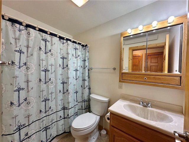 4686 W Butler Rd, Winter, WI 54896 - full bathroom with vanity and curtained shower