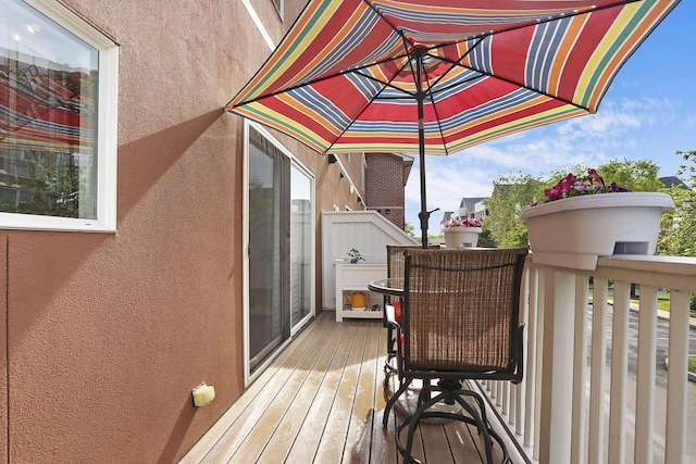 413 56th St, Kenosha, WI 53140 - view of wooden terrace