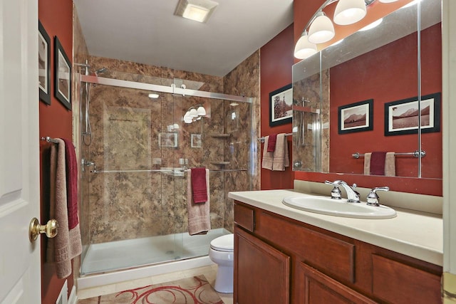 413 56th St, Kenosha, WI 53140 - full bath featuring vanity and a shower stall
