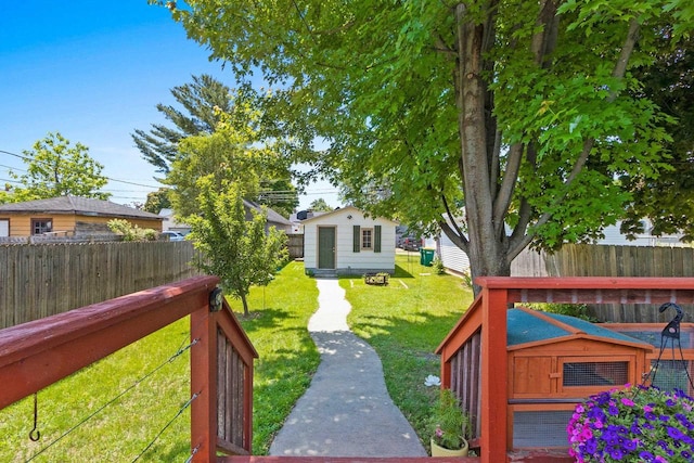 931 Carney Blvd, Marinette, WI 54143 - fenced yard with an outbuilding