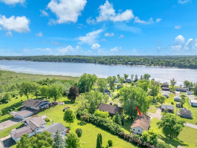 N3923 Sunny Slope Ave, Cascade, WI 53011 - aerial view of residential area featuring a nearby body of water