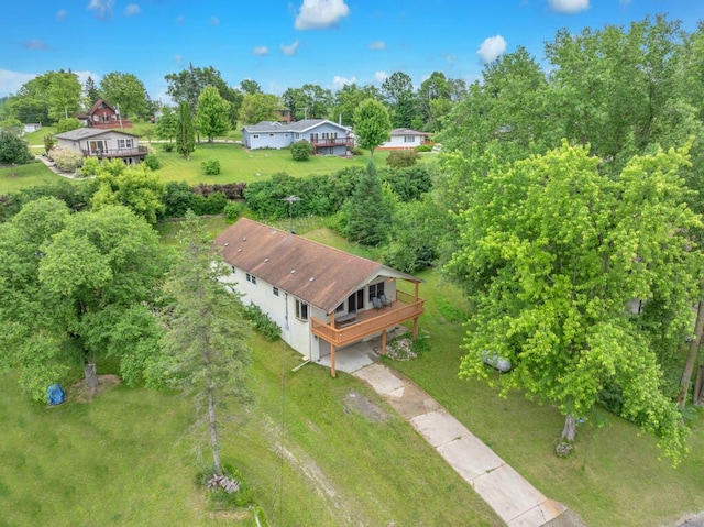 N3923 Sunny Slope Ave, Cascade, WI 53011 - aerial view of property and surrounding area with a tree filled landscape