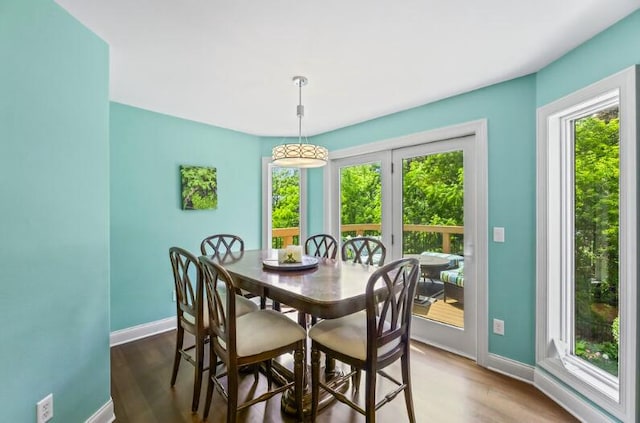 205 Kummrow Ct, Wales, WI 53183 - dining room featuring wood finished floors