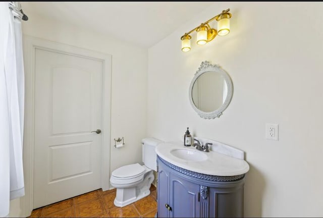 205 Kummrow Ct, Wales, WI 53183 - bathroom with vanity and tile patterned floors