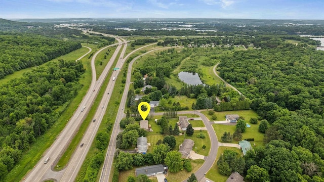 222531 Azalea Rd, Wausau, WI 54401 - aerial view of property and surrounding area featuring a large body of water