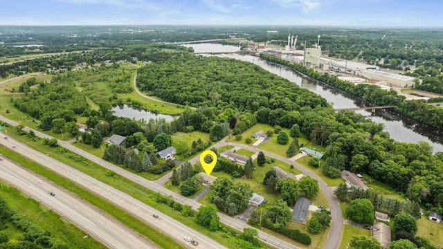 222531 Azalea Rd, Wausau, WI 54401 - aerial view of a large body of water and a notable bridge