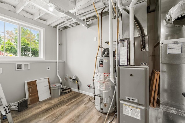 6611 Conner Davis Dr, Wausau, WI 54401 - utilities with water heater and heating unit