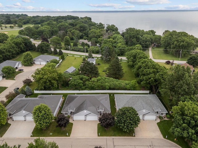 2506 Waterford Ct, Neenah, WI 54956 - aerial view of residential area with a nearby body of water