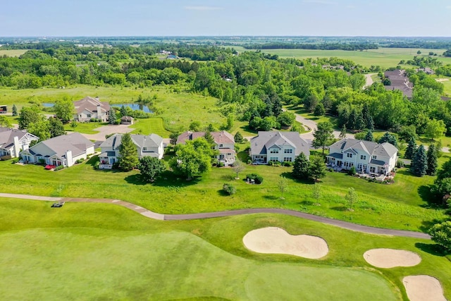 953 Eagleton Dr Unit 46-05, Lake Geneva, WI 53147 - aerial view of residential area with a golf club and a large body of water