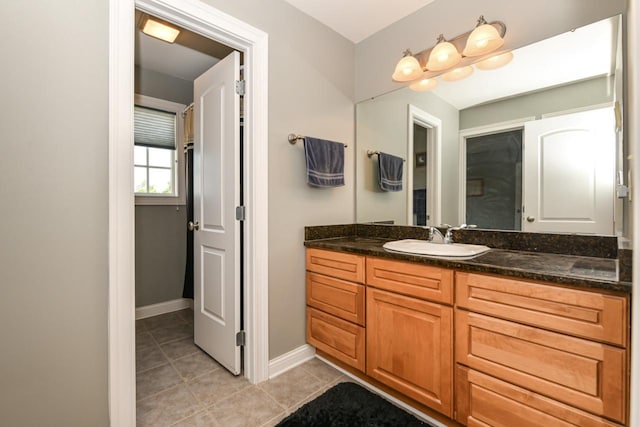 953 Eagleton Dr Unit 46-05, Lake Geneva, WI 53147 - bathroom with tile patterned floors and vanity
