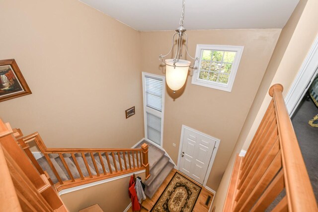 953 Eagleton Dr Unit 46-05, Lake Geneva, WI 53147 - foyer featuring stairs and baseboards