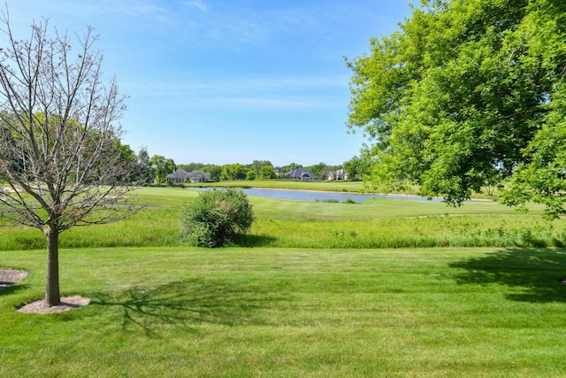 953 Eagleton Dr Unit 46-05, Lake Geneva, WI 53147 - view of green lawn with a water view