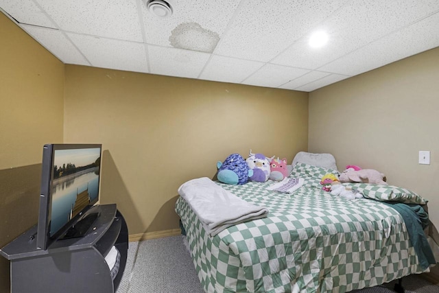 W5355 Linden Hill Dr, Appleton, WI 54915 - bedroom with carpet floors and a paneled ceiling