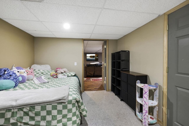 W5355 Linden Hill Dr, Appleton, WI 54915 - bedroom with carpet flooring and a paneled ceiling