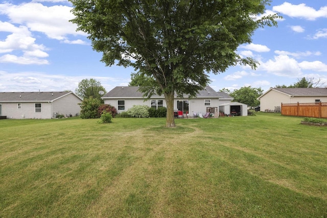 W5355 Linden Hill Dr, Appleton, WI 54915 - view of yard featuring an outbuilding