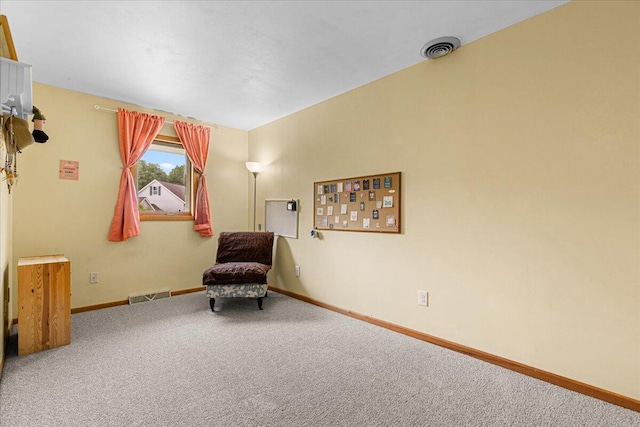 1021 Aspen Pl, West Bend, WI 53095 - sitting room featuring carpet flooring