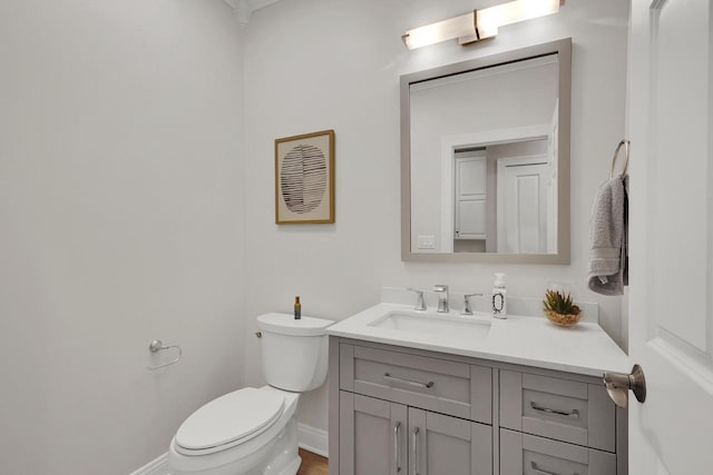 742 Charolais Dr, Slinger, WI 53086 - half bath with vanity and toilet