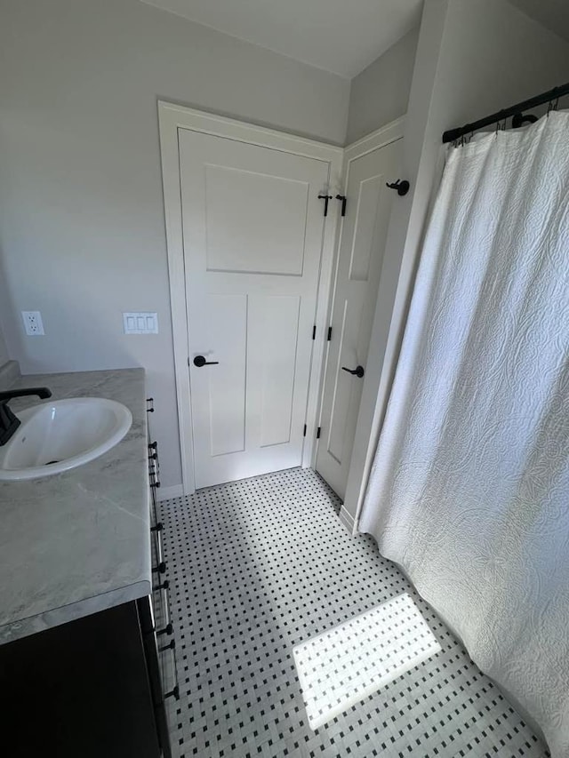 117 Cortland Ave, Casco, WI 54205 - bathroom with vanity and a shower with curtain