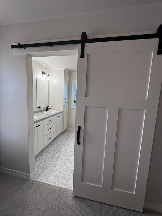 117 Cortland Ave, Casco, WI 54205 - full bathroom featuring double vanity and baseboards