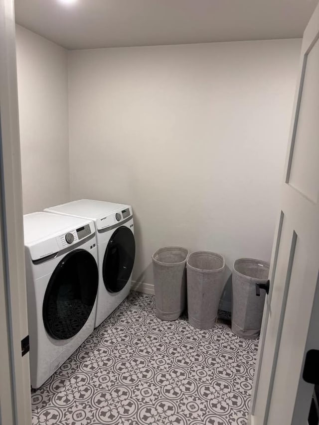 117 Cortland Ave, Casco, WI 54205 - laundry room with washer and dryer