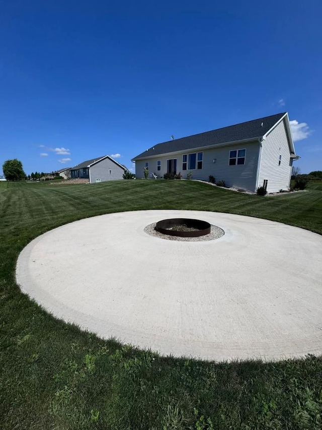 117 Cortland Ave, Casco, WI 54205 - rear view of property with a lawn