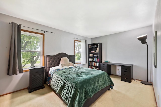 W365N7134 Mcmahon Rd, Oconomowoc, WI 53066 - bedroom featuring multiple windows and light carpet