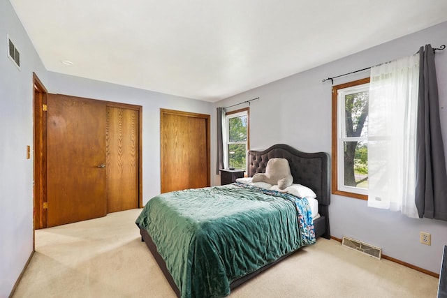 W365N7134 Mcmahon Rd, Oconomowoc, WI 53066 - bedroom with light carpet and two closets