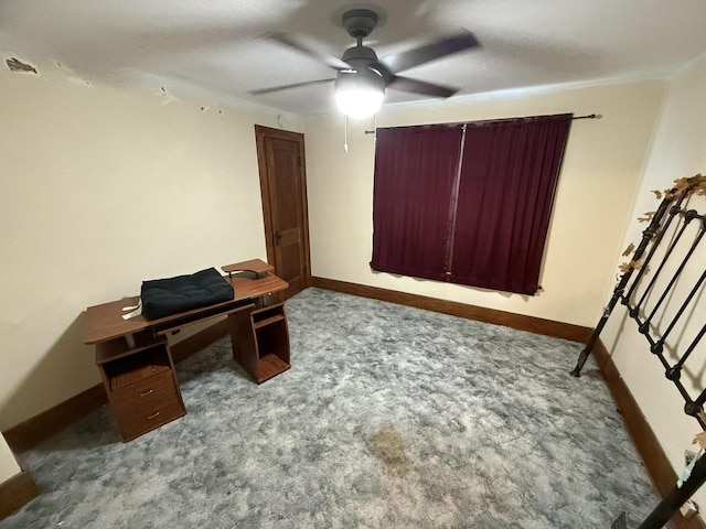 810 10th St, Monroe, WI 53566 - office space featuring a ceiling fan and carpet