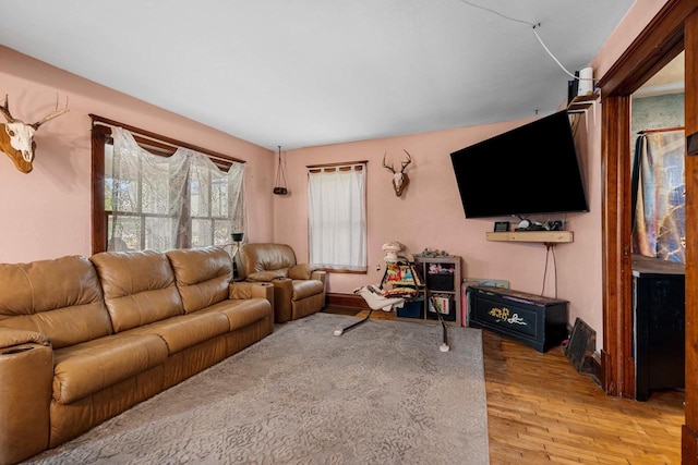 413 S Howard St, Princeton, WI 54968 - living room with wood finished floors