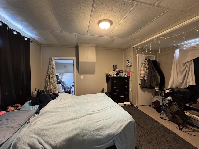 414 Barney St Unit 418, Waukesha, WI 53186 - carpeted bedroom with a paneled ceiling