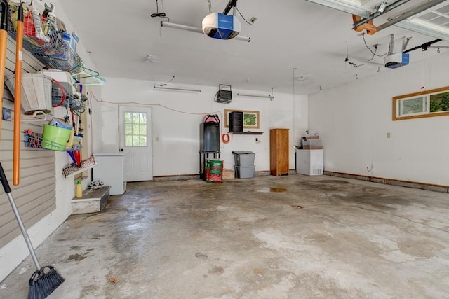 1410 Edwin St, Marinette, WI 54143 - garage featuring a garage door opener
