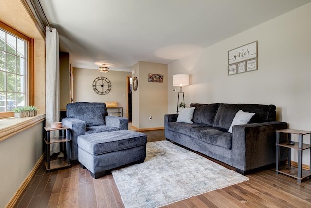 1410 Edwin St, Marinette, WI 54143 - living area featuring wood finished floors