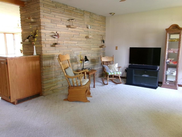 116 Mohawk Dr, Beaver Dam, WI 53916 - view of carpeted living room