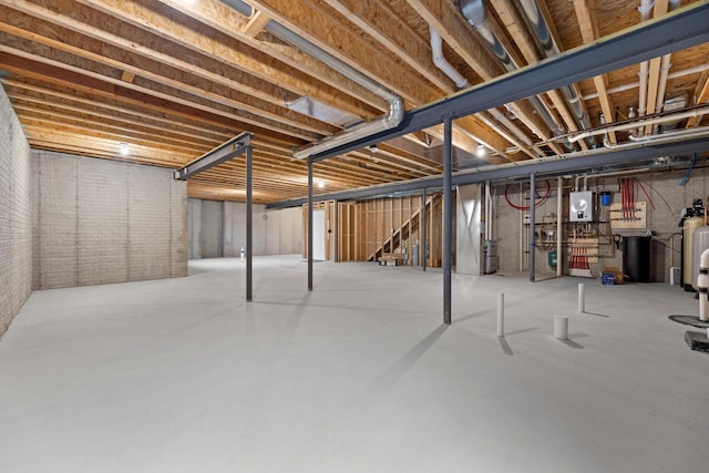 N65W34963 Baltic Pass, Oconomowoc, WI 53066 - unfinished basement with tankless water heater
