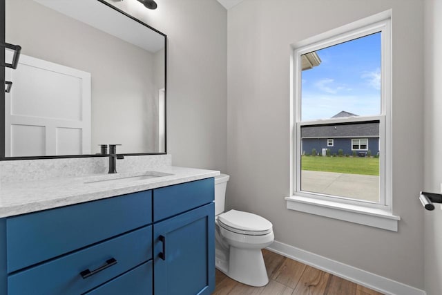 N65W34963 Baltic Pass, Oconomowoc, WI 53066 - bathroom with vanity and wood finished floors