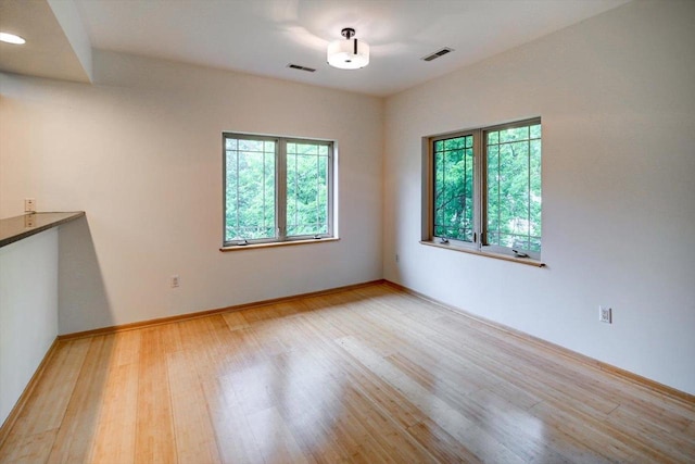 1140 E Dayton St Unit 205, Madison, WI 53703 - spare room featuring plenty of natural light and wood finished floors