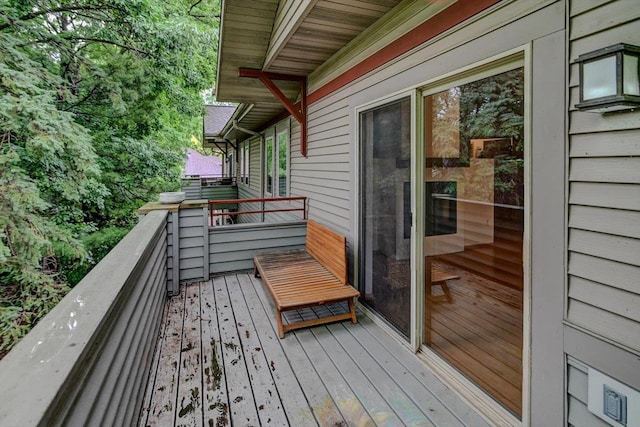 1140 E Dayton St Unit 205, Madison, WI 53703 - view of wooden deck