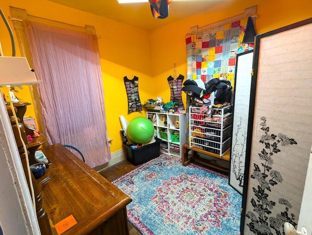 225 Caledonia St, La Crosse, WI 54603 - interior space featuring wood finished floors and baseboards