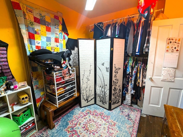 225 Caledonia St, La Crosse, WI 54603 - spacious closet with wood finished floors